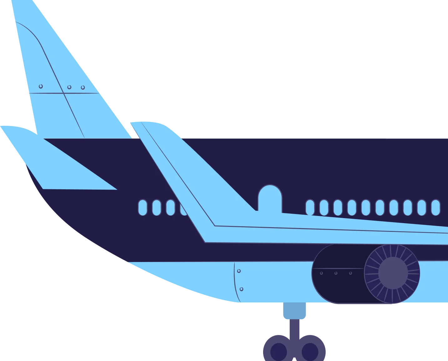 Flight booking mobile preview