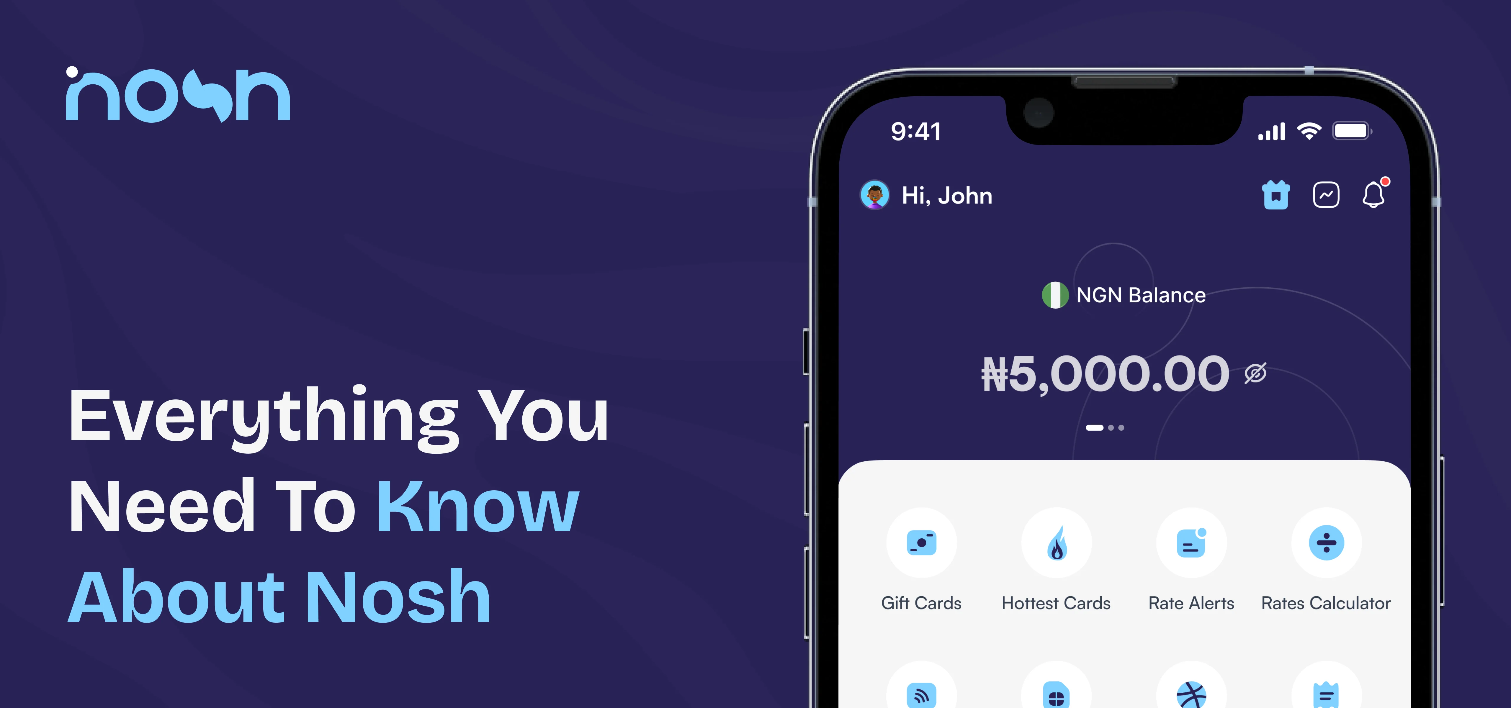 NOSH introductory video preview